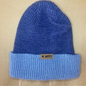 Jetty Blue Knit Beanie